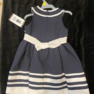Brand new navy and white dress